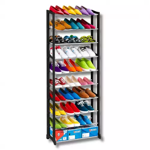 Zapatero Organizador Amazing 10 Niveles Para 20 Pares De Zapatos