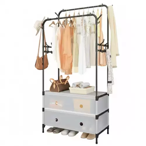 Zapatero Perchero Doble De Lujo 63CM