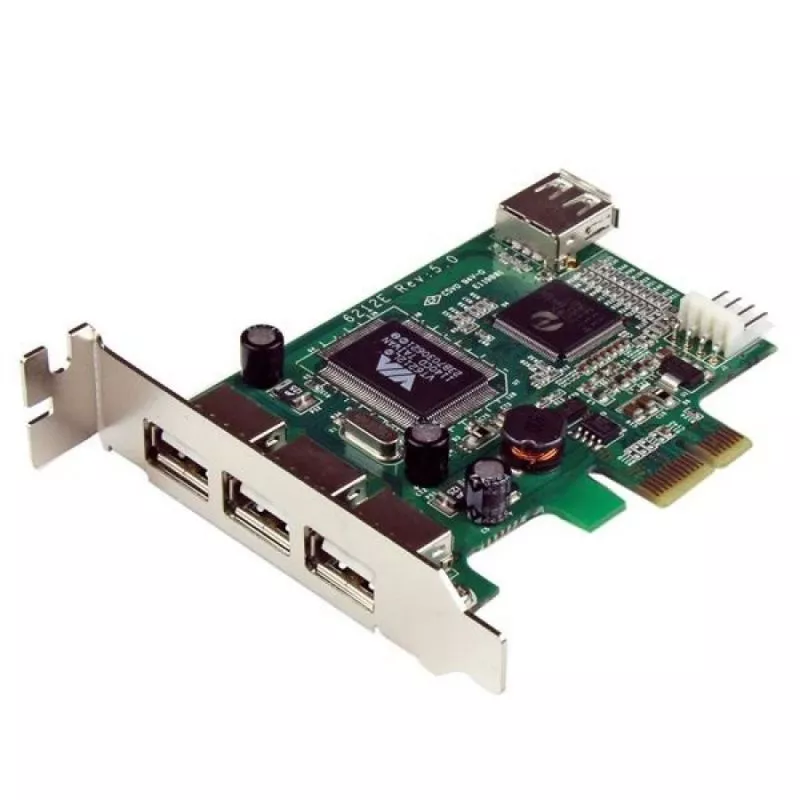 4-Port USB PCIe Card - 10Gbps USB 3.1/3.2 Gen 2 Type-A PCI Express Expansion Card with 2 Controllers - 4x