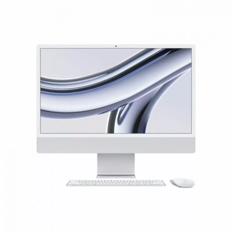 Apple iMac Retina 24", Apple M3, 8GB, 512GB, Plata (Noviembre 2023)