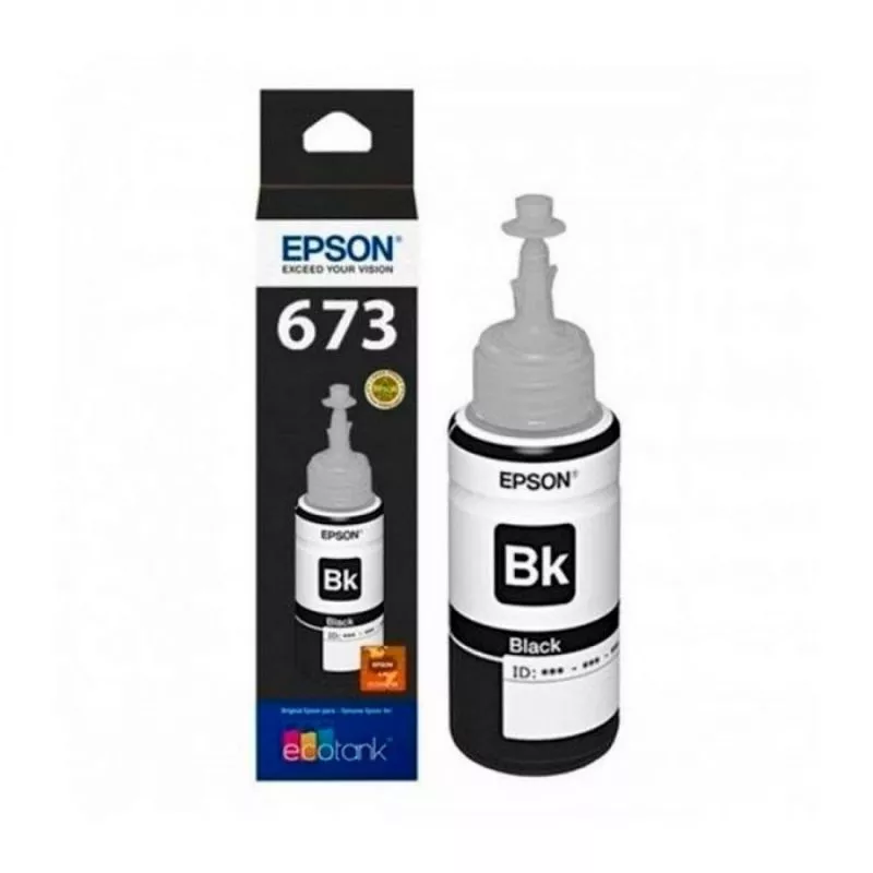 Botella de Tinta para impresoras Epson T673120-AL - Ecotank Black