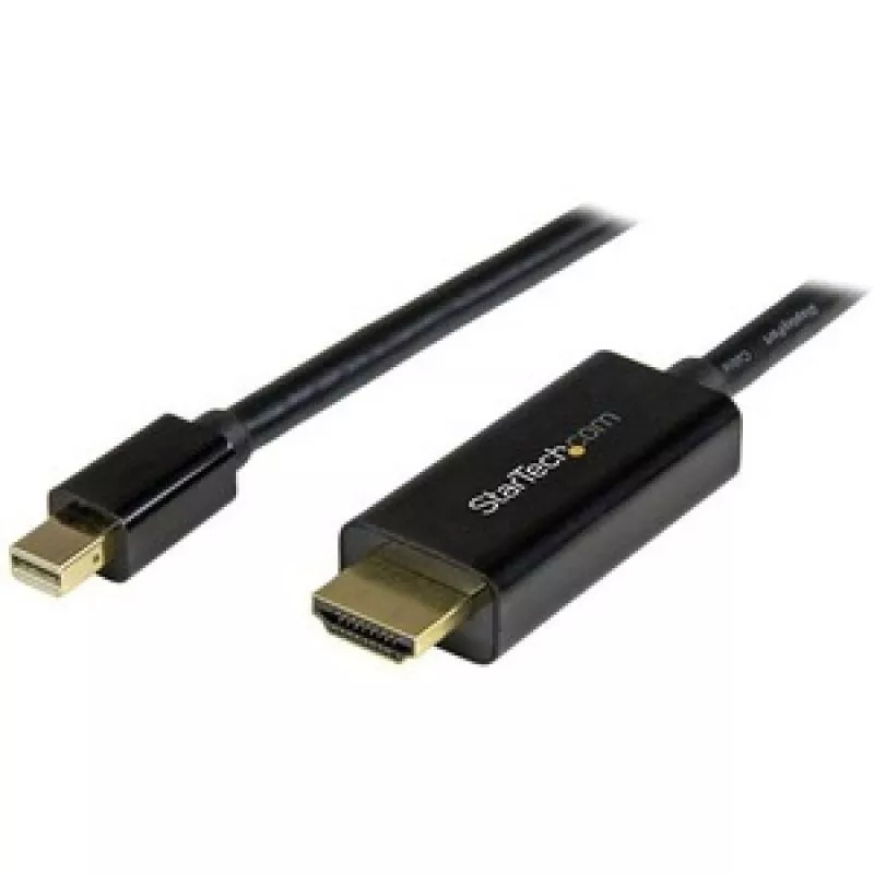 Cable Mini Startech.com DisplayPort Macho - HDMI Macho Ultra HD 4K, 2 Metros, Negro