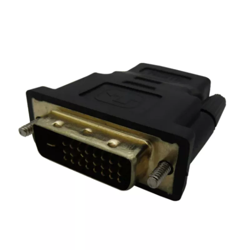 CONVERTIDOR GENERICO DVI-D 24+1PIN A HDMI 19-PIN HEMBRA