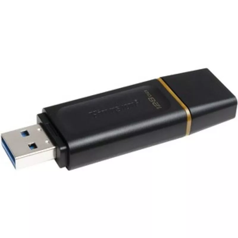 Dispositivo de memoria KINGSTON 128GB DT Exodia USB 3.2 Gen 1 (Black + Yellow)