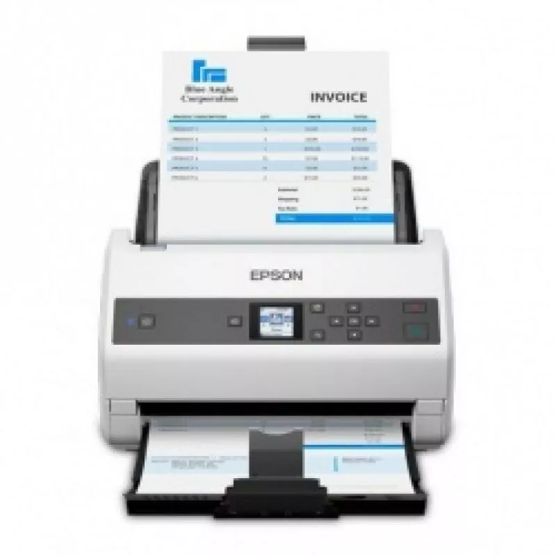Escaner Epson DS-970, 600 x 600DPI, Escaner Color, Escaneado Duplex, USB 3.0, Gris/Blanco