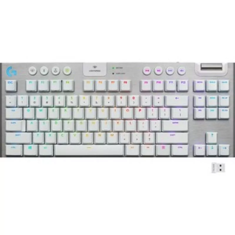 G915 TKL LIGHTSPEED WIRELESS WHT TACTILE