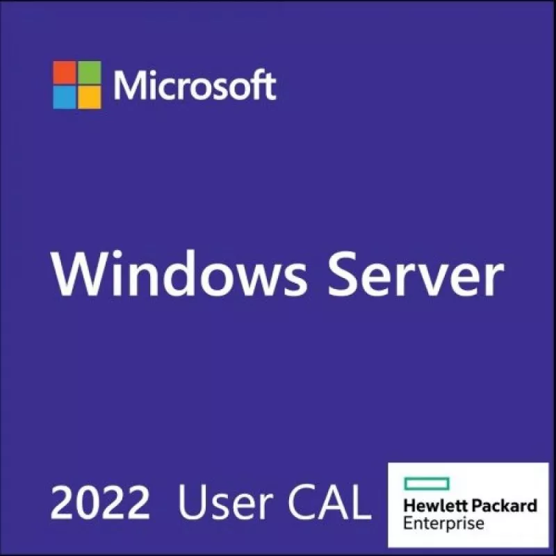 HPE Microsoft Windows Server 2022 CAL, 64-bit, 5 Usuarios, PlurilingÃ¼e