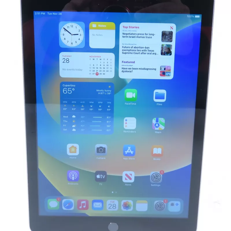 IPAD APPLE GEN 7 MW772LL/A DE 10.2" 128GB GRIS A2197 USADO REACONDICIONADO CERTIFICADO