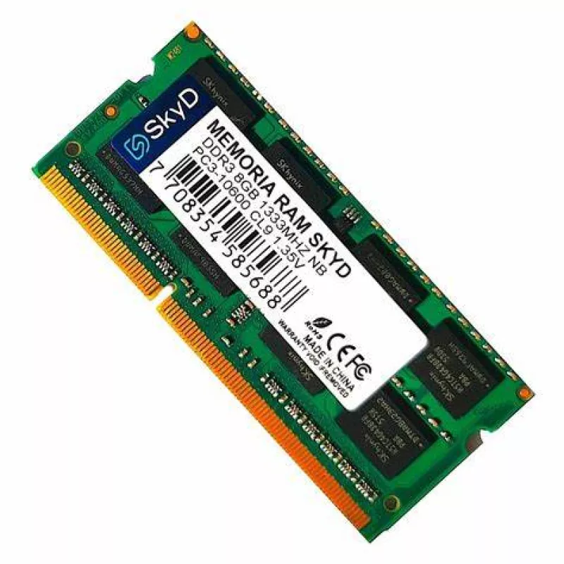 MEMORIA GENERICA DDR3 8GB PARA PORTATIL