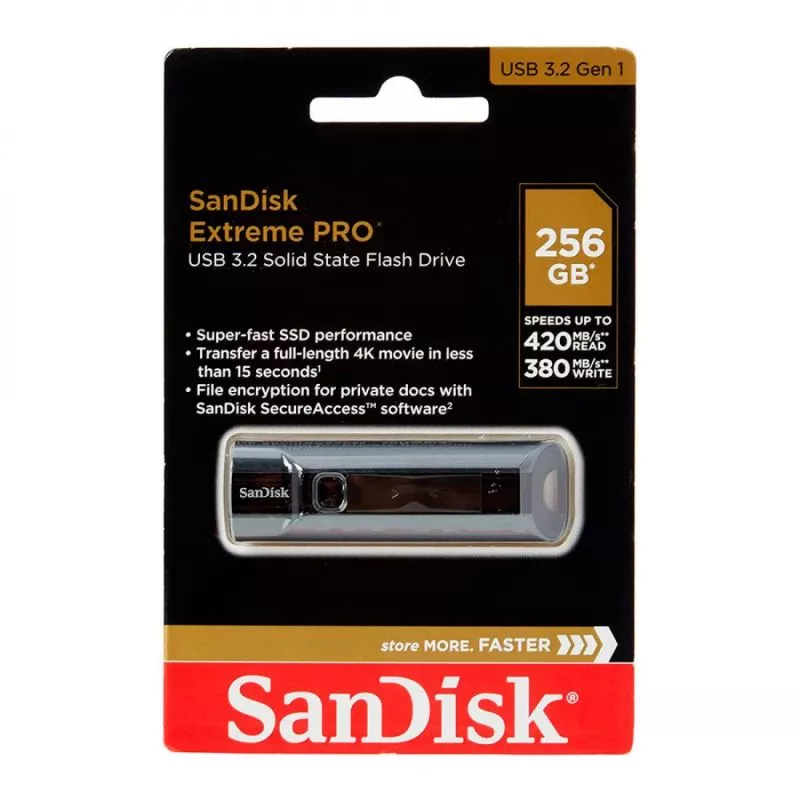 Memoria USB SanDisk Extreme Go 256GB  3.2