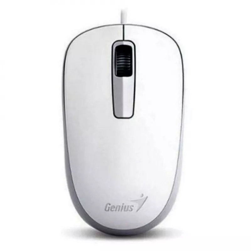 Mouse GENIUS DX-120 USB Alambrico COLOR Blanco