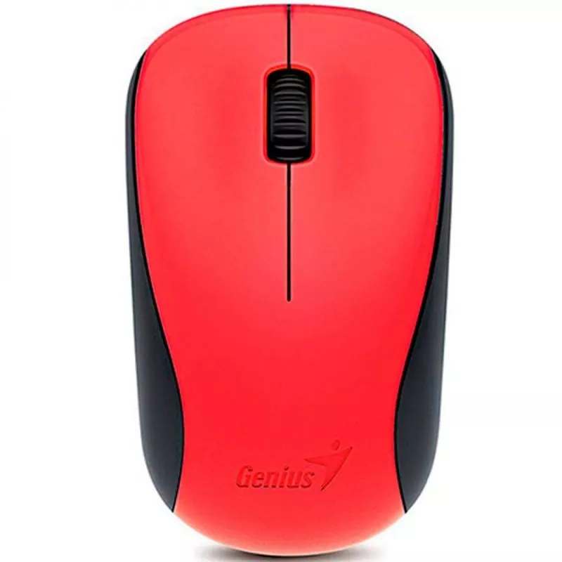 Mouse inalámbrico Genius 2.4 GHz, BlueEye, Rojo