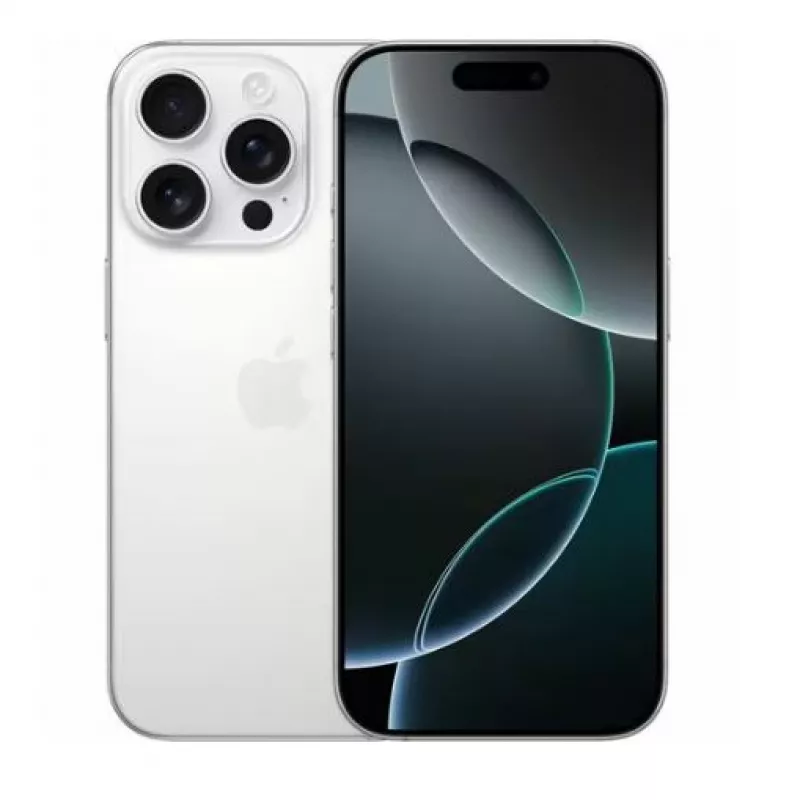 Smartphone Apple iPhone 16 Pro Max A3296 256GB 5G 17.5cm 6.9 OLED 2868 x 1320 8GBRAM Titanio blanco
