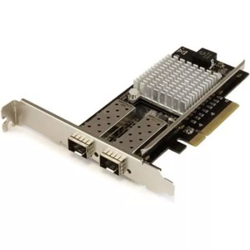Tarjeta PCI Express de Red de Fibra de 10GB con 2 Puertos de SFP+ Abiertos - Chipset Intel 82599