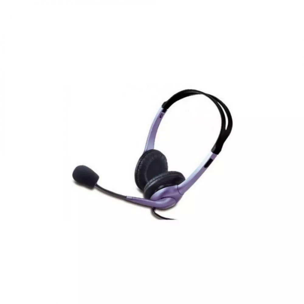 Audífono Diadema Genius HS-04S 2 Plug 3.5mm Azul-Negro