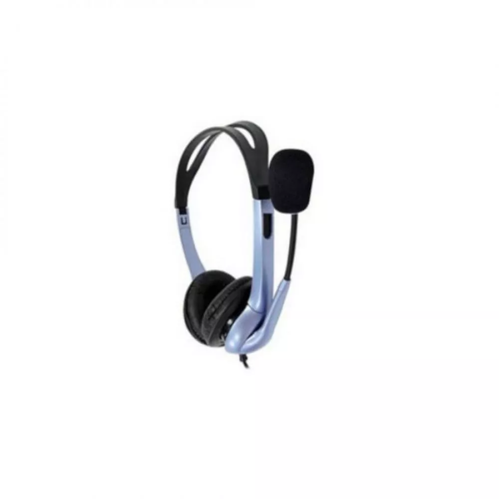 Audífono Diadema Genius HS-04S 2 Plug 3.5mm Azul-Negro