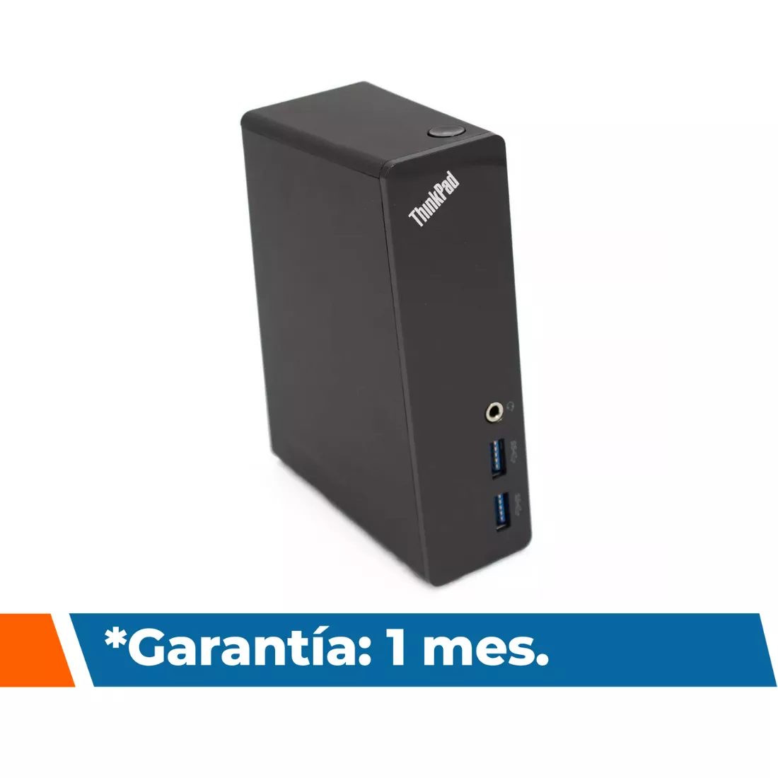Replicador de puertos Lenovo. USB 3.0 DVI RJ45 Reacondicionado