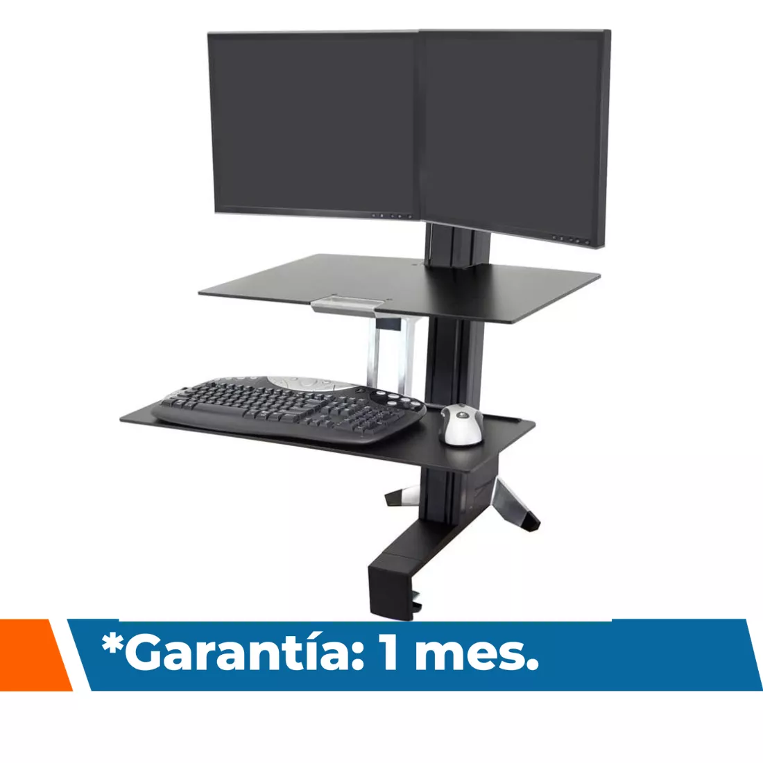 Soporte ergotron styleview sit-stand vertical lift hts Reacondicionado