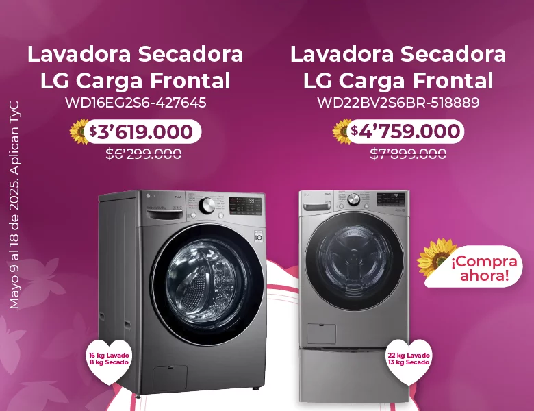 Lavadora Secadora LG