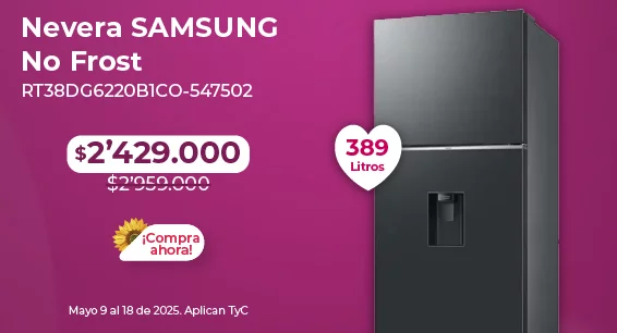 NEVERA SAMSUNG 389 LITROS