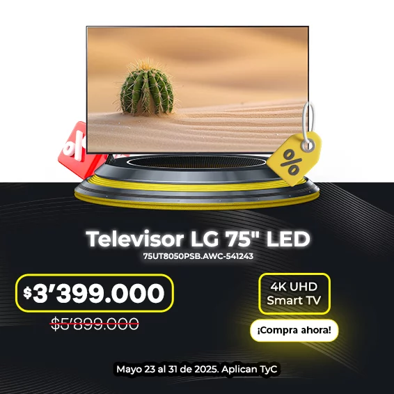 Televisor LG 75 Smart TV 4K UHD