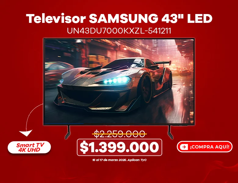 Televisor Samsung 43 UHD Smart TV