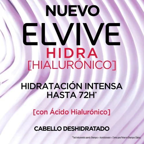 Elvive Hidra Hialurónico 72H De Hidratación Champú 370 ml - Perfumerías Ana