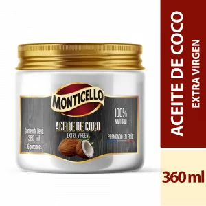 Aceite Monticello Coco Virgen x 360 ml