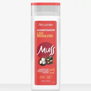 Acondicionador Muss Liso Brasilero x 400 ml