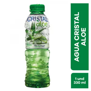 Agua Cristal Aloe x 330 ml Pet