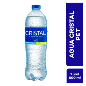 Agua Cristal Postobón 600 ml