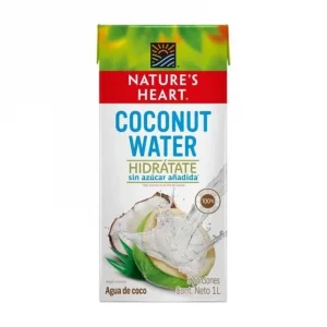 Agua De Coco Natures Heart Sin Azúcar x 1000 ml