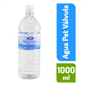 Agua Mercacentro Pet 1000 ml Valvula