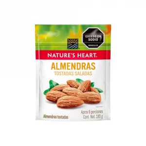 Almendra Nature´S Heart Tostada Salada x 180 g