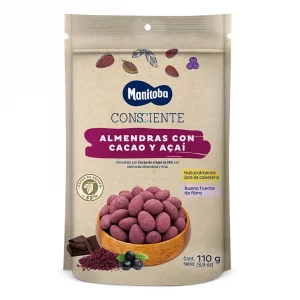 Almendras Manitoba Cacao Y Acai x 110 g