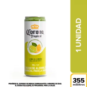 Aperitivo Corona Tropical Lima Limón 355 ml