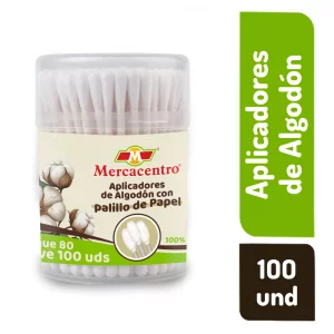 Aplicadores De Algodón Mercacentro P80 Ll100 und