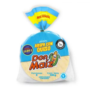 Arepa Don Maíz Queso Pague 6 Lleve 8 x 520 g