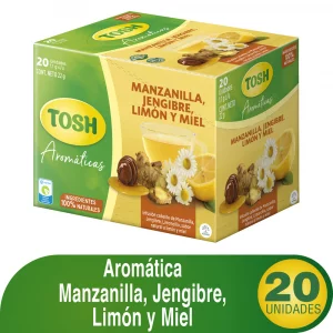 Aromatica Tosh Manzanilla Limón Jengibre x 20 und