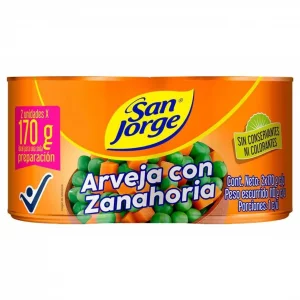 Arveja Con Zanahoria San Jorge Duopack x 340 g
