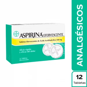 Aspirina Efervescente Tabletas 12 und