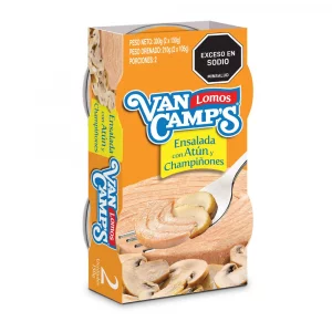 Atún Van Camps 2X150 g Con Champiñones