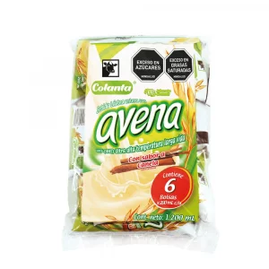 Avena Colanta Bolsa 6 x 200 ml Canela