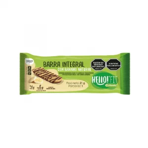 Barra Integral Hello Fit Banano Natural x 21 g