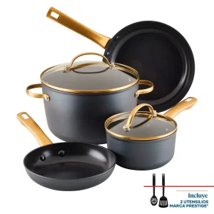Bateria Farberware 8 Piezas Ceramico Forget Induction