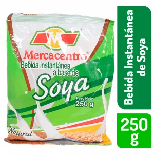Bebida De Soya Mercacentro Natural 250 g