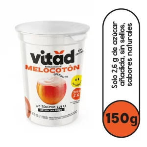 Bebida De Yogurt Vitad Sabor Melocoton Vaso x 150 g