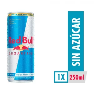 Bebida Energizante Red Bull Sin Azúcar 250 ml