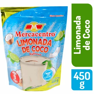 Bebida Instantanea Mercacentro Limonada De Coco 450