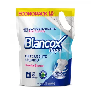 Blancox Detergente Líquido Ropa Blanca Doypack 1800 ml